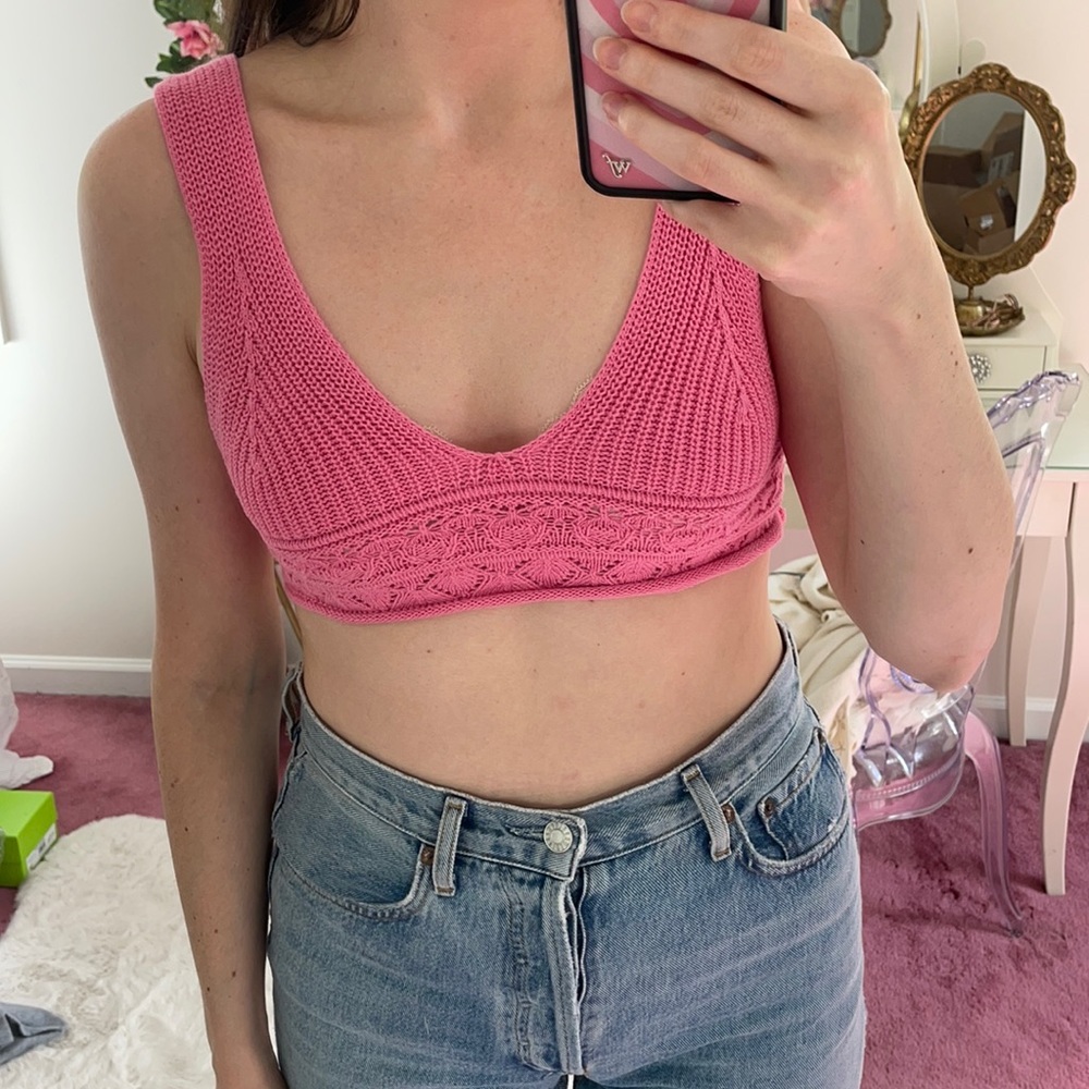 Zara crochet crop top